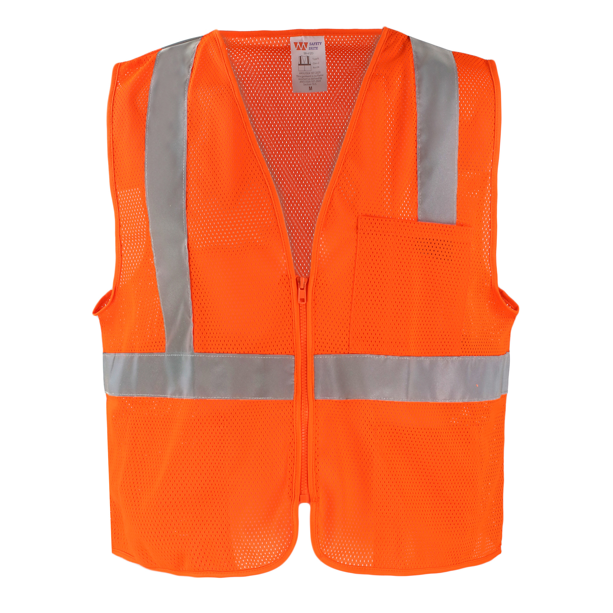 Picture of Safety Brite SB-41Z HI VISIBILITY MESH SAFETY VEST